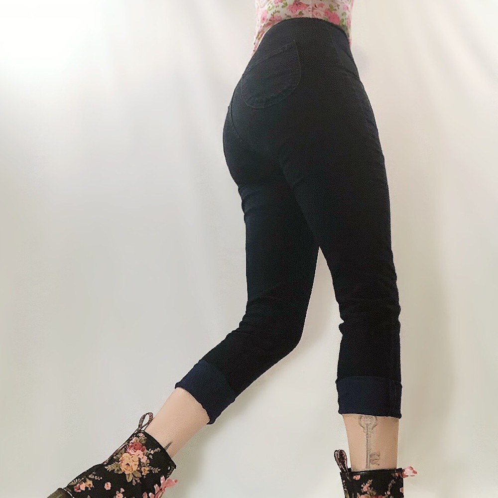 Aphrodite dark wash high waist skinny jeans